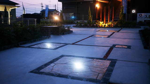 夜間ライトアップ